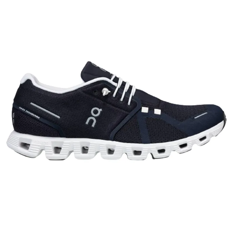 On Cloud 5 Men's Shoes in Midnight/White